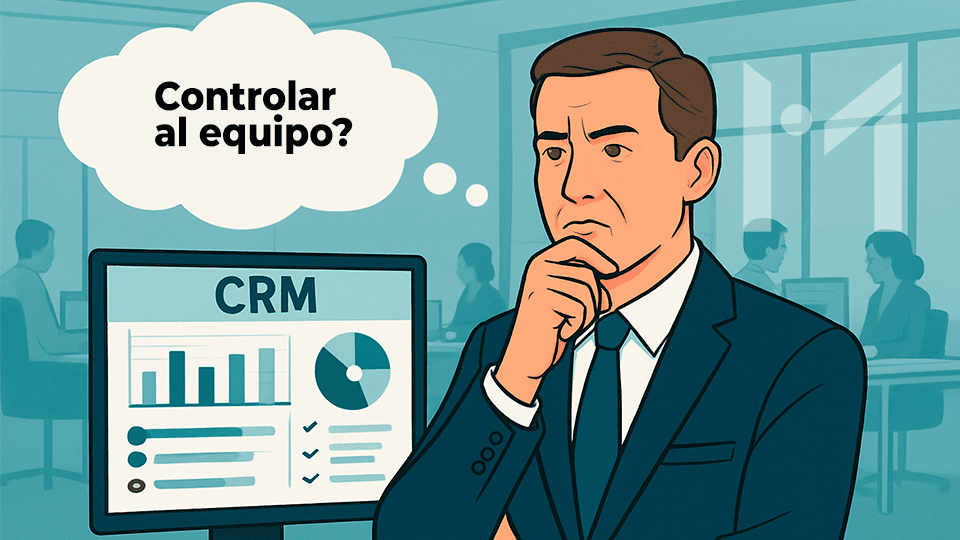 ¿Usar un CRM es controlar al equipo? Una visión equivocada que frena el crecimiento